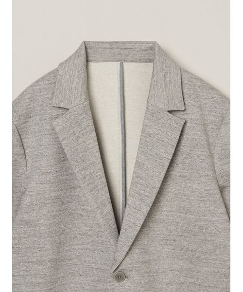 three dots / スリードッツ テーラードジャケット | Men's threne recycled cotton jacket | 詳細2