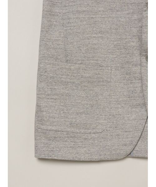 three dots / スリードッツ テーラードジャケット | Men's threne recycled cotton jacket | 詳細4