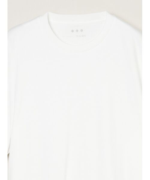 three dots / スリードッツ Tシャツ | Men's milky jersey t-shirt | 詳細2