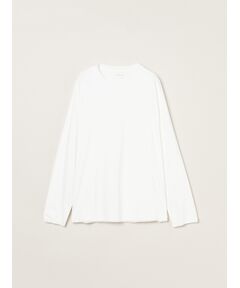 three dots / スリードッツ Tシャツ | Men's milky jersey l/s t-shirt