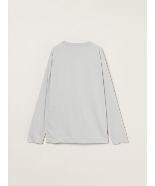 three dots / スリードッツ Tシャツ | Men's milky jersey l/s t-shirt | 詳細1