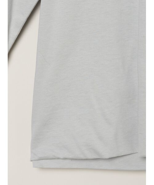 three dots / スリードッツ Tシャツ | Men's milky jersey l/s t-shirt | 詳細4