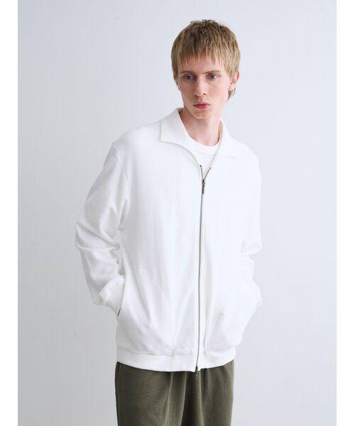 three dots / スリードッツ テーラードジャケット | Men's pile face zip blouson | 詳細6