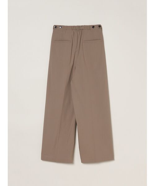 Stretch typewriter tuckwidepants （その他パンツ）｜three