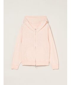 three dots / スリードッツ その他トップス | Sheer slub zip up hoody