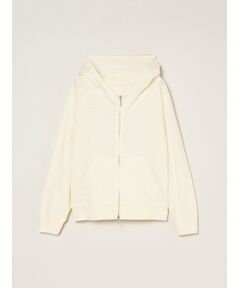 three dots / スリードッツ その他トップス | Sheer slub zip up hoody