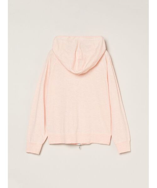 Sheer slub zip up hoody （その他トップス）｜three dots