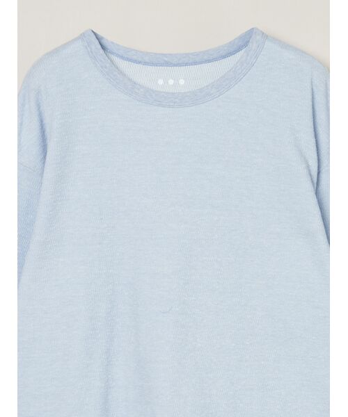 three dots / スリードッツ Tシャツ | Vintage thermal loose tee | 詳細2