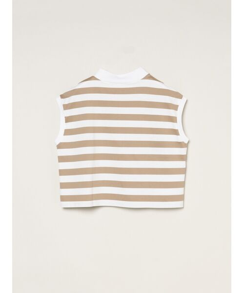 three dots / スリードッツ Tシャツ | Big stripe french slv tee | 詳細1