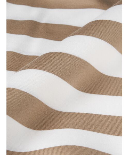 three dots / スリードッツ Tシャツ | Big stripe french slv tee | 詳細5