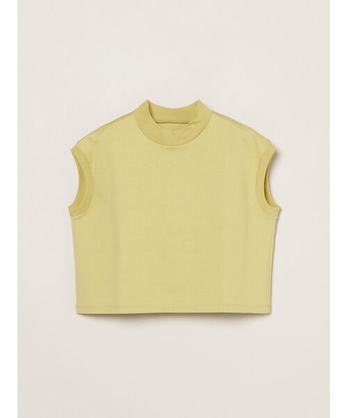 three dots / スリードッツ Tシャツ | Big stripe french slv tee(lime)