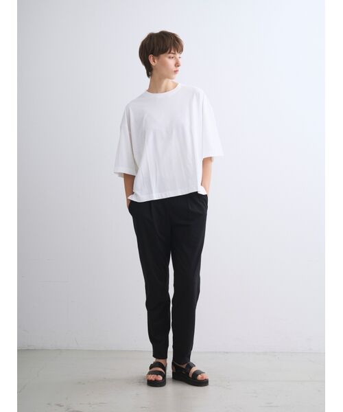three dots / スリードッツ Tシャツ | Sanded jersey loose tee | 詳細10