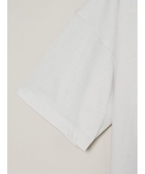 three dots / スリードッツ Tシャツ | Sanded jersey loose tee | 詳細3