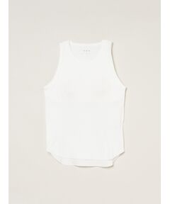 three dots / スリードッツ その他トップス | Smile double cotton bra tanktop