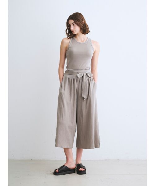 three dots / スリードッツ その他トップス | Smile double cotton bra tanktop | 詳細10