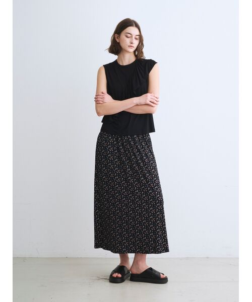 three dots / スリードッツ その他トップス | Travel line ruffle tank | 詳細9