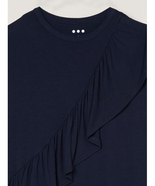 three dots / スリードッツ その他トップス | Travel line ruffle tank | 詳細2