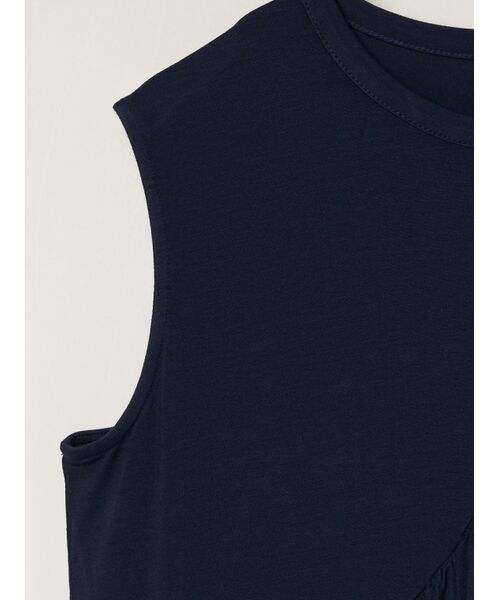three dots / スリードッツ その他トップス | Travel line ruffle tank | 詳細3