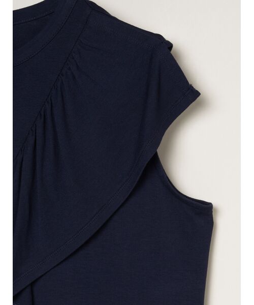 three dots / スリードッツ その他トップス | Travel line ruffle tank | 詳細4