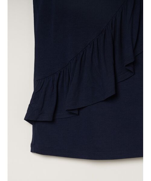 three dots / スリードッツ その他トップス | Travel line ruffle tank | 詳細5