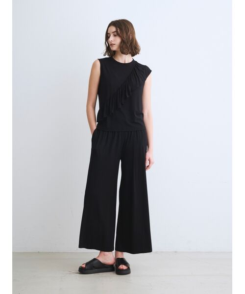 three dots / スリードッツ その他トップス | Travel line ruffle tank | 詳細8