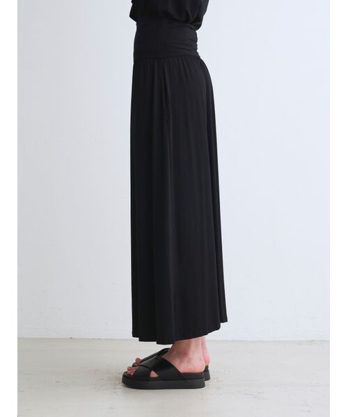 three dots / スリードッツ スカート | Travel line fold over skirt | 詳細10