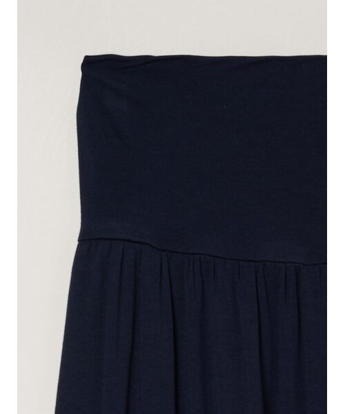 three dots / スリードッツ スカート | Travel line fold over skirt | 詳細3