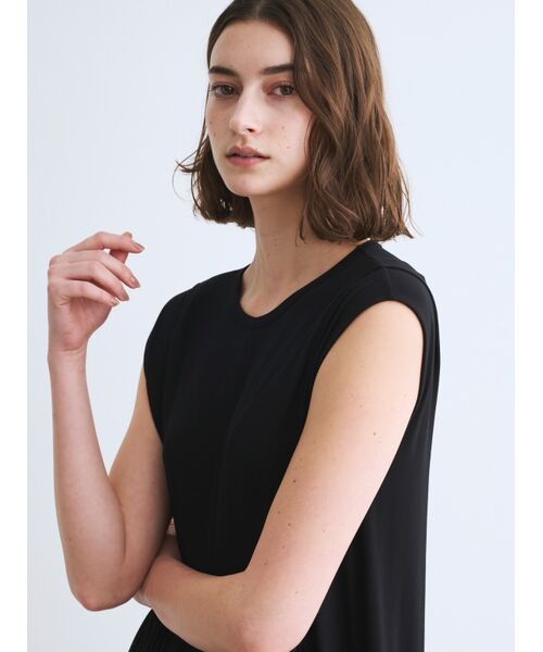 three dots / スリードッツ ドレス | Travel line high low dress | 詳細9