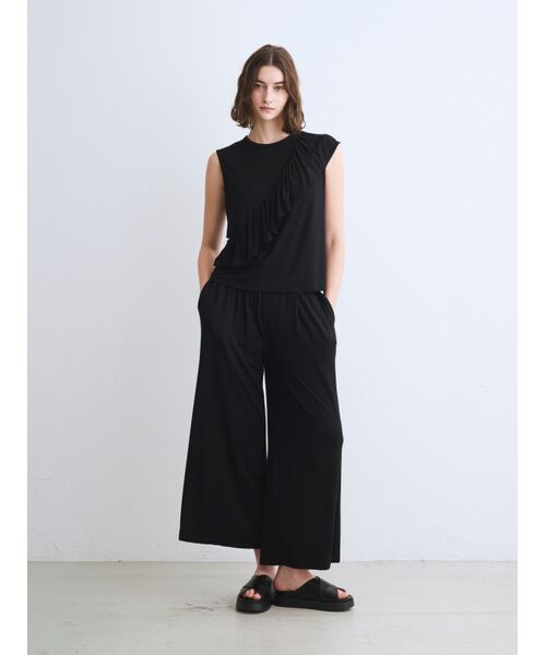 three dots / スリードッツ その他パンツ | Travel line fold over pants | 詳細7