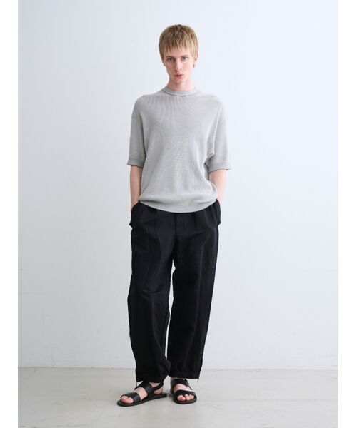 three dots / スリードッツ その他パンツ | Men's garmentdye linencotton pants | 詳細6