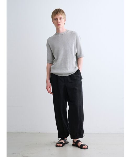 three dots / スリードッツ その他パンツ | Men's garmentdye linencotton pants | 詳細7
