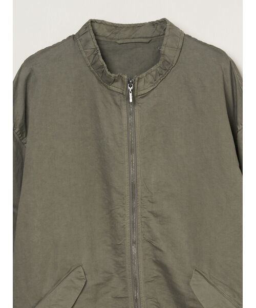 three dots / スリードッツ その他アウター | Men's garment dye linencotton jacket | 詳細2