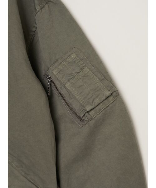 three dots / スリードッツ その他アウター | Men's garment dye linencotton jacket | 詳細3