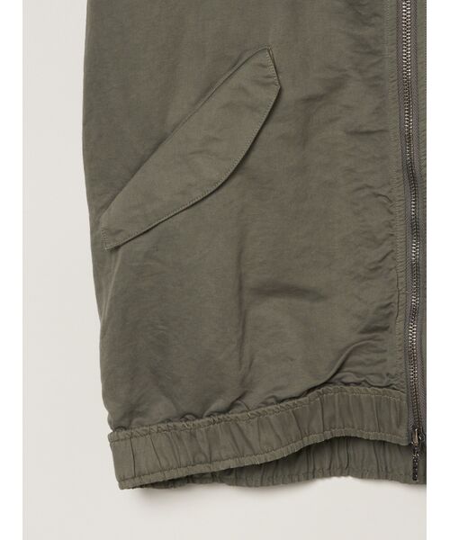 three dots / スリードッツ その他アウター | Men's garment dye linencotton jacket | 詳細4