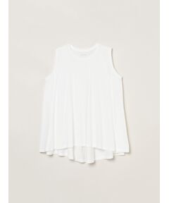three dots / スリードッツ その他トップス | Milky jersey drape tank