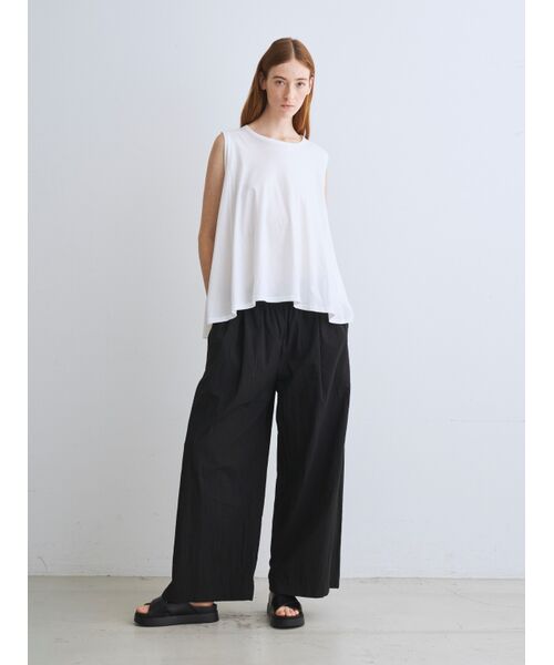 three dots / スリードッツ その他トップス | Milky jersey drape tank | 詳細9