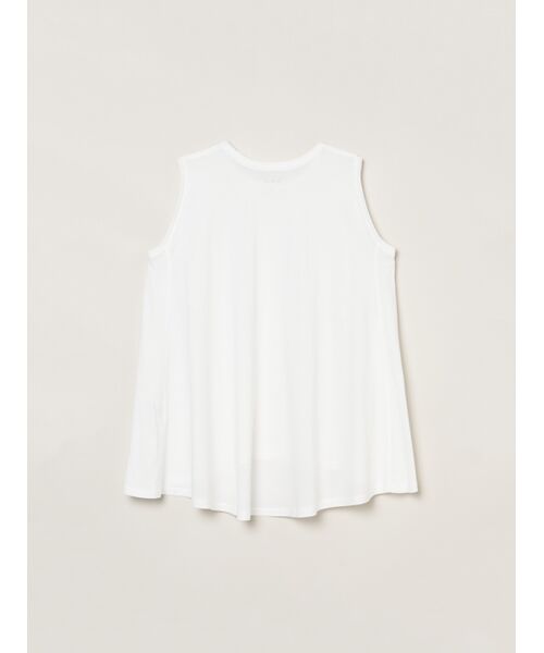 three dots / スリードッツ その他トップス | Milky jersey drape tank | 詳細1