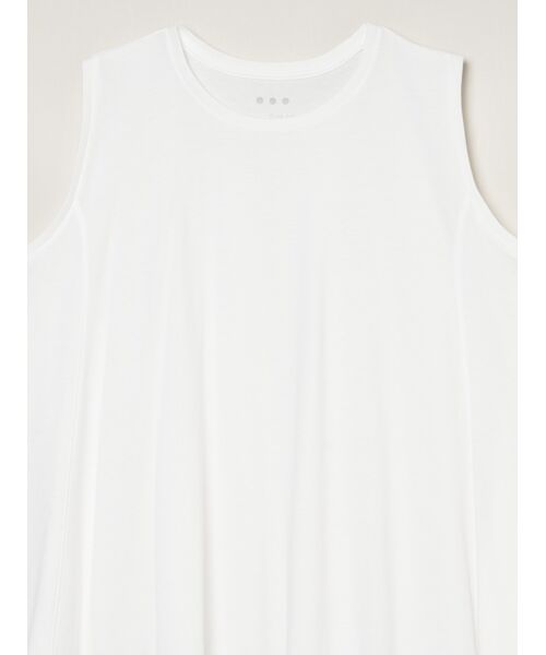 three dots / スリードッツ その他トップス | Milky jersey drape tank | 詳細2
