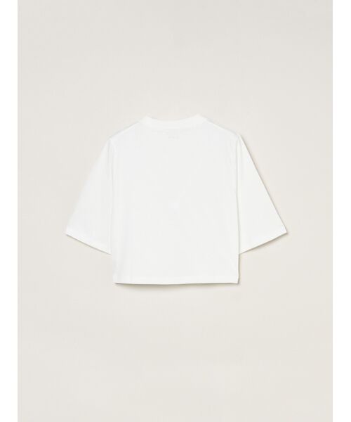 three dots / スリードッツ Tシャツ | Milky jersey mini tee | 詳細1