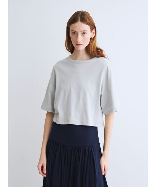 three dots / スリードッツ Tシャツ | Milky jersey mini tee | 詳細6