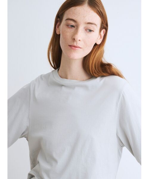 three dots / スリードッツ Tシャツ | Milky jersey mini tee | 詳細7