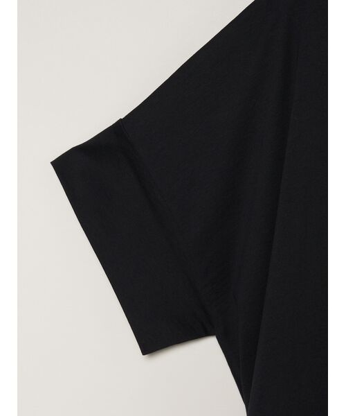 three dots / スリードッツ Tシャツ | Milky jersey wide tee | 詳細3