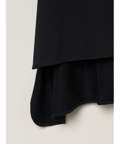 three dots / スリードッツ Tシャツ | Milky jersey wide tee | 詳細4