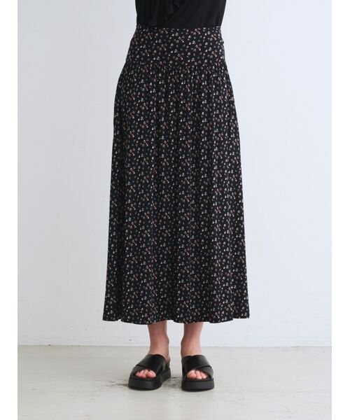 three dots / スリードッツ スカート | Travel line fold over skirt | 詳細9