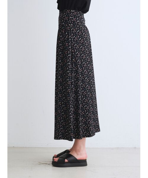 three dots / スリードッツ スカート | Travel line fold over skirt | 詳細10