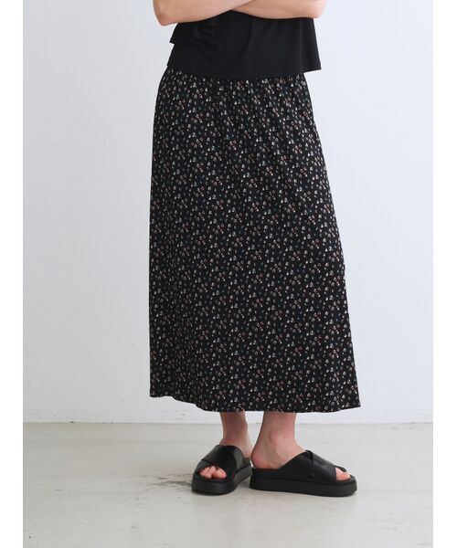 three dots / スリードッツ スカート | Travel line fold over skirt | 詳細6