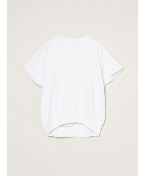 three dots/スリードッツ Soil nep tops snow white S three dots/スリードッツ Soil nep tops snow white S