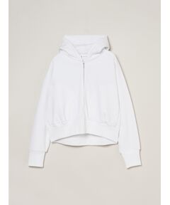 セール】 Sheer slub zip up hoody （その他トップス）｜three
