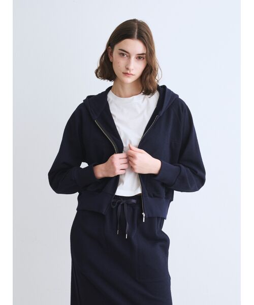 セール】 Soil nep zip up hoody （その他トップス）｜three