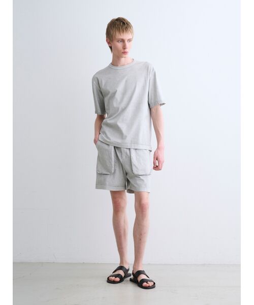 three dots / スリードッツ Tシャツ | Men's pigment dyed cotton t-shirt | 詳細9